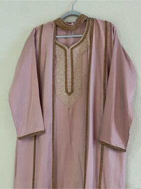 Authentic Moroccan djellaba abaya with belt 3pc Kaftan dress